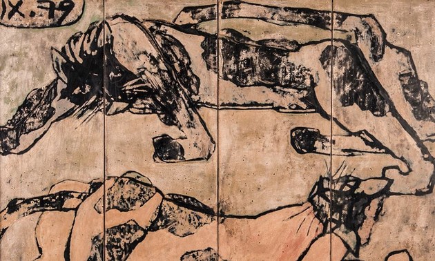 Vietnamese painting auctioned for more than 100,000 USD