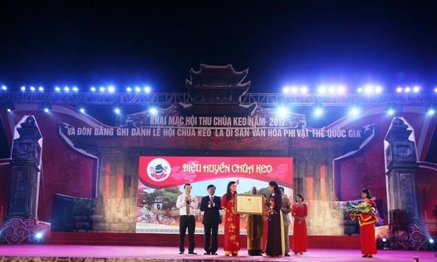 Keo Pagoda festival recognized as national cultural heritage