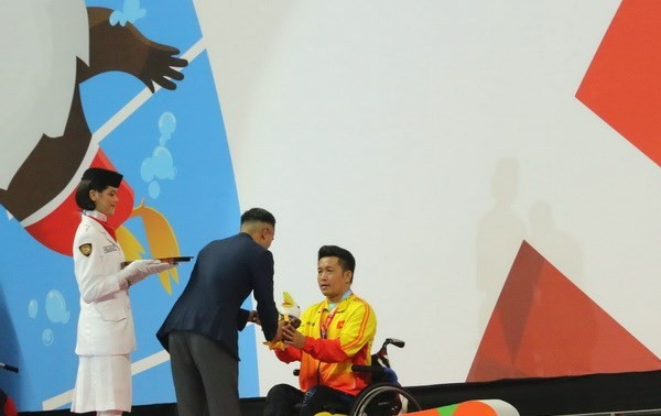 Vietnam wins first gold medal at Asian Para Games 2018