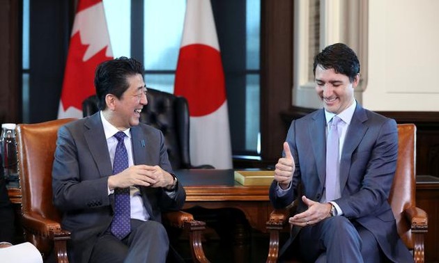 Canadian, Japanese leaders tout benefits of the CPTPP