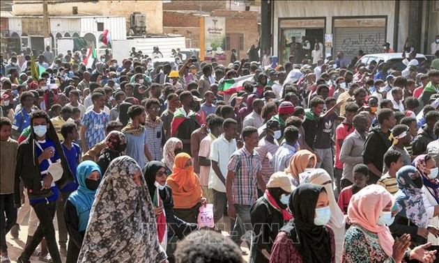Large-scale protest staged in Sudan’s capital 