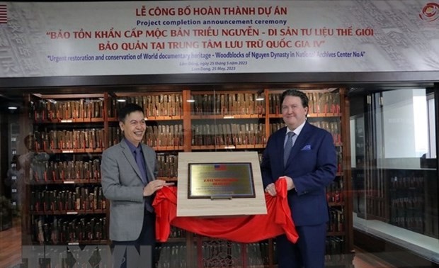 US helps Vietnam preserve Nguyen Dynasty woodblocks