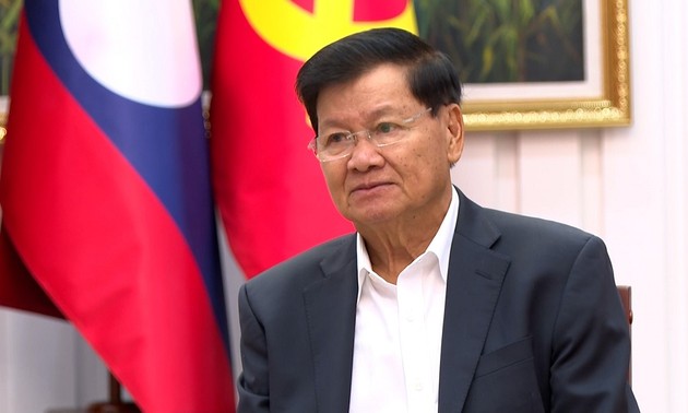 Top Lao leader recounts close comradeship with Party leader Nguyen Phu Trong