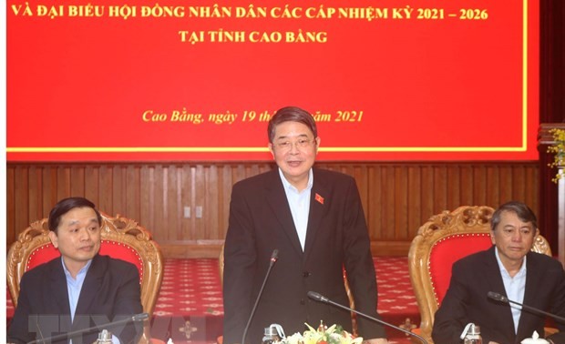 Вице-спикер парламента Нгуен Дык Хай проверил ситуацию с подготовкой к выборам в провинции Каобанг