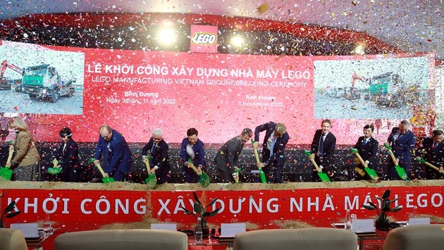 Состоялась церемония начала строительства завода датской корпорации «Lego» во Вьетнаме