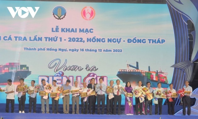 Открылся первый фестиваль пангасиуса 2022 года в провинции Донгтхап