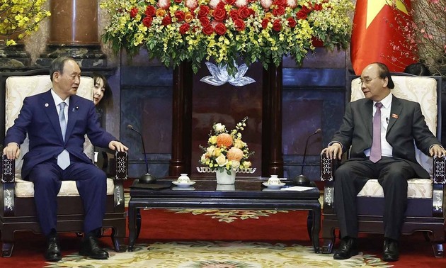 Япония является крупным стратегическим партнером Вьетнама, и Вьетнам придает большое значение отношениям с Японией во всех областях.