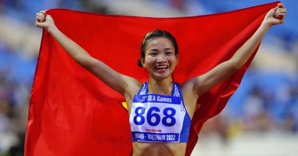 Спортсменка Нгуен Тхи Оань завоевала золотую медаль чемпионата Азии по легкой атлетике 2023 года 