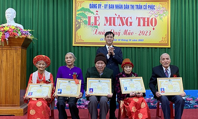 Празднование долголетия: красота культуры в первые дни нового года во Вьетнаме