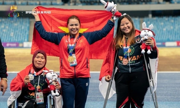 12-е Паралимпийские игры АСЕАН: вьетнамская команда завоевала еще 8 золотых медалей