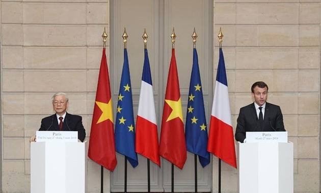 Tăng cường quan hệ đối tác chiến lược giữa Pháp với Việt Nam