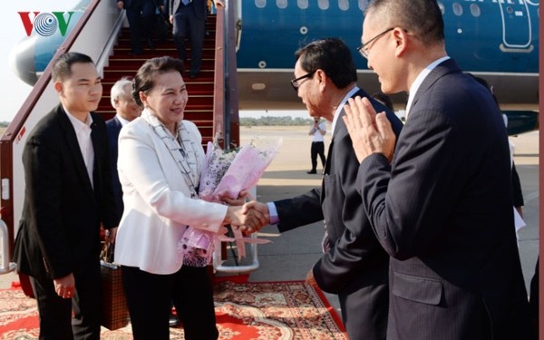 Chủ tịch Quốc hội Nguyễn Thị Kim Ngân đến Siem Riep, Camphuchia