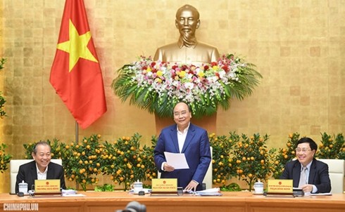 Thủ tướng Nguyễn Xuân Phúc: Tập trung đổi mới cơ chế quản lý, điều hành ngay từ Quý I 