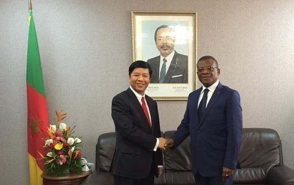 Thứ trưởng Ngoại giao Nguyễn Quốc Cường thăm, làm việc tại Cộng hòa Cameroon
