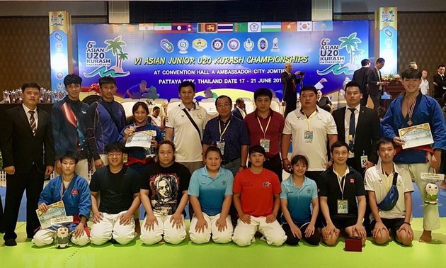 Việt Nam giành nhiều huy chương tại Giải vô địch Kurash trẻ châu Á