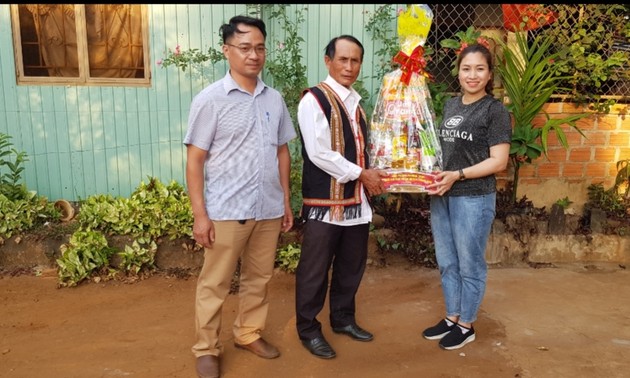 Bome, già làng uy tín trong cộng đồng dân tộc xã Hà Bầu