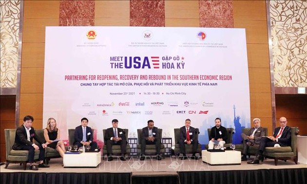 Hội nghị “Gặp gỡ Hoa Kỳ: Chung tay hợp tác tái mở cửa, phục hồi và phát triển Khu vực Kinh tế phía Nam” 