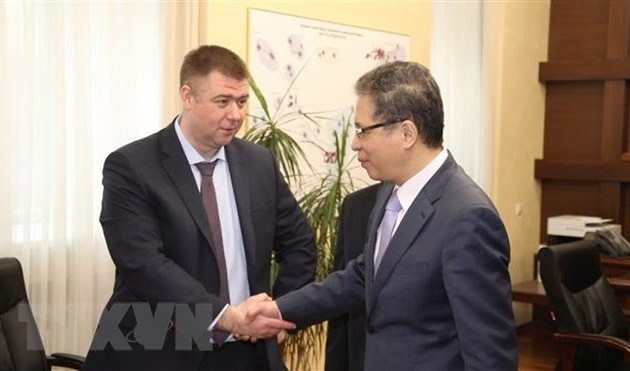 Đại sứ Việt Nam tại Nga thăm và chúc tết liên doanh dầu khí Rusvietpetro