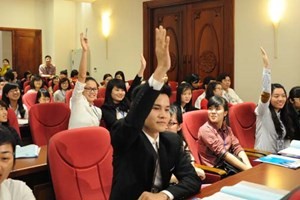 Активизируется пропаганда знаний о парламенте для студентов вьетнамских вузов
