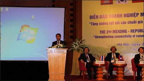 В Ханое открылся 2-й бизнес-форум субрегиона реки Меконг и Республики Корея