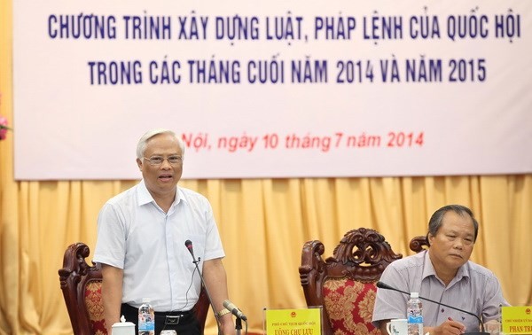 Активизируется реализация программы законотворческой деятельности вьетнамского парламента