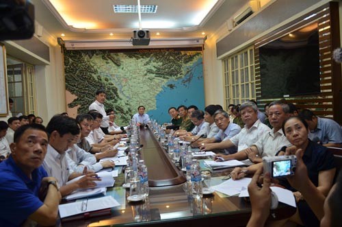 В Ханое прошло онлайн-собрание ЦК по борьбе с тайфунами и наводнениями
