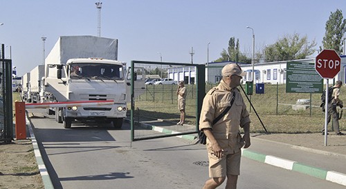 Российский гуманитарный конвой вернулся из Луганской области
