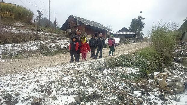Жители уезда Меовак борются с морозом