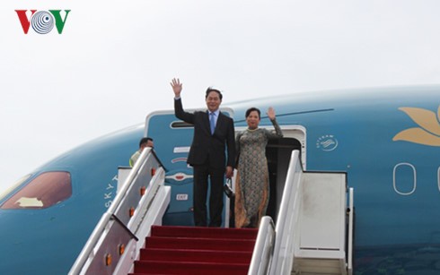 Президент Вьетнама с супругой находится с государственным визитом в Брунее