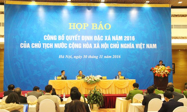 В Ханое прошла пресс-конференция по обнародованию решения о специальной амнистии 2016 