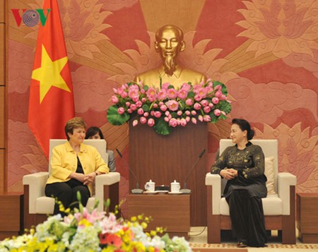 Спикер вьетнамского парламента приняла исполнительного директора Всемирного банка