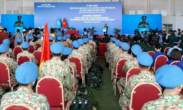 Вьетнамский военно-полевой госпиталь второго уровня №3 отправился в Южный Судан 