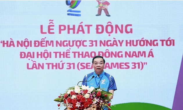 В Ханое состоялась церемония начала обратного отсчета времени до старта 31-х спортивных игр ЮВА