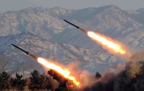 朝鲜试射两枚短程火箭