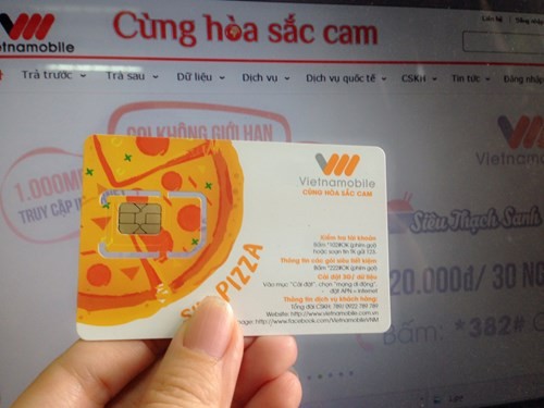 Vietnamobile 推出新SIM卡