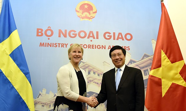 越南和瑞典促进建立行业战略对话关系