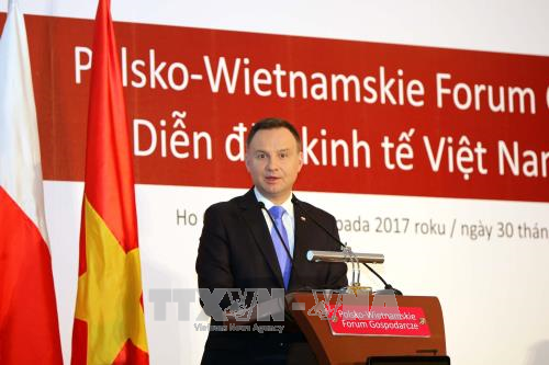 波兰总统杜达：越南是波兰进军亚洲市场的门户