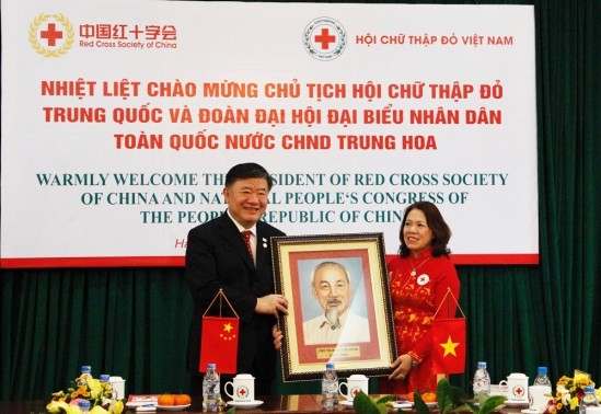 越南红十字会加强与中国红十字会的合作