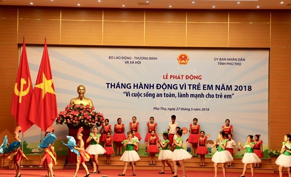 越南2018年儿童行动月启动