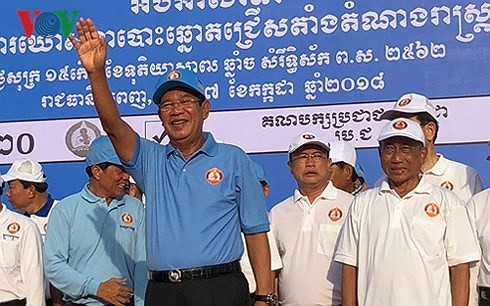 柬埔寨首相洪森向越南政府总理阮春福致感谢信