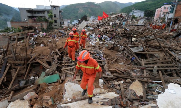 中国云南连续发生十三次地震