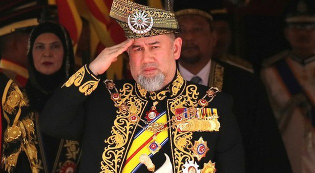 马来西亚国王穆罕默德五世放弃王位