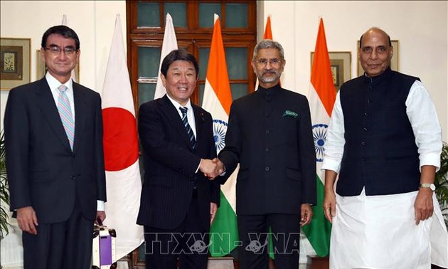 为了地区和平与繁荣，日本和印度承诺与东盟开展合作