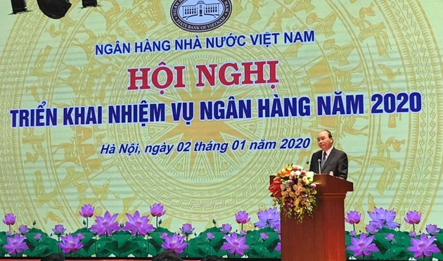 阮春福出席越南国家银行2020年任务部署会议
