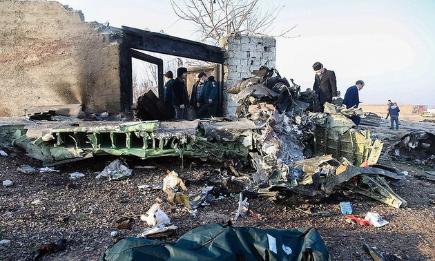 一架客机在伊朗坠毁，176人无人生还