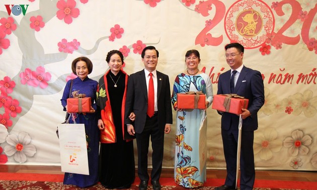 旅居世界各国越南人举行庚子春节迎春活动