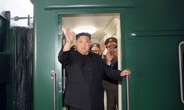 មេដឹកនាំស.ប.ប​កូរ៉េ លោក Kim Jong-un ​ចេញដំណើរ​ទៅកាន់សហព័ន្ធ​រុស្ស៊ី