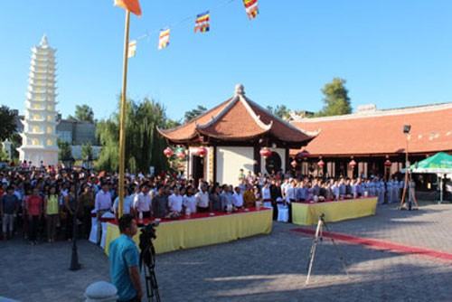 Đại lễ Vu lan tại chùa Trúc Lâm ở Ukraine 