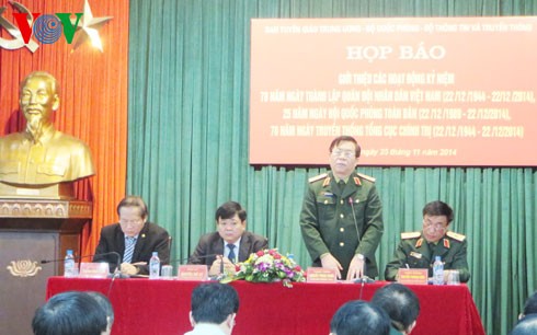 Lễ kỷ niệm 70 năm thành lập Quân đội nhân dân Việt Nam được tổ chức cấp quốc gia