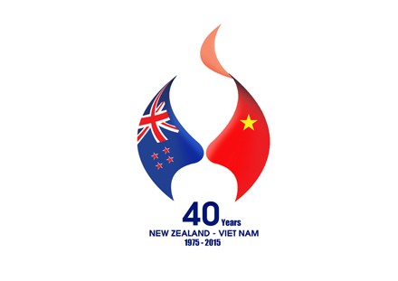 Công bố logo kỷ niệm 40 năm quan hệ ngoại giao Việt Nam - New Zealand 